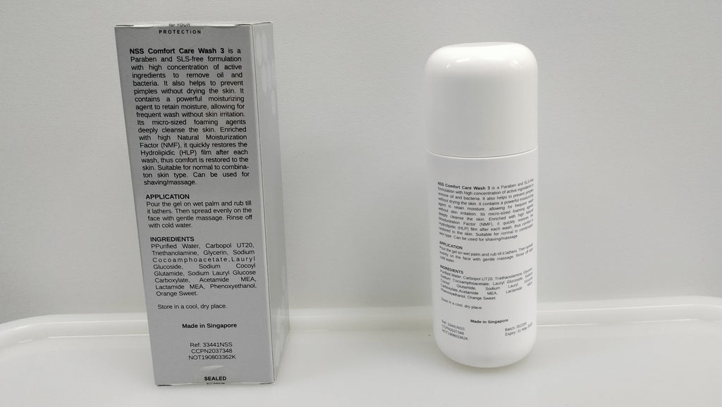 Comfort Care Wash 3  ( For normal to combination skin ) - 5 IN 1 Cleanser