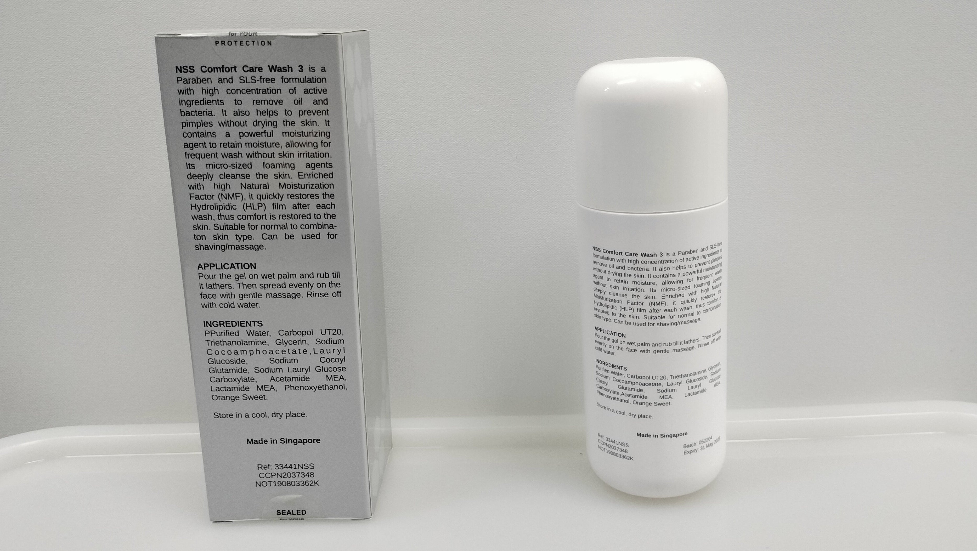 Comfort Care Wash 3  ( For normal to combination skin ) - 5 IN 1 Cleanser